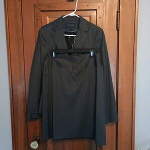 Banana Republic Women's Charcoal Gray Blazer and Skirt Set